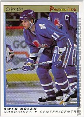 NHL 1990-91 OPC Premier - No 86 - Owen Nolan
