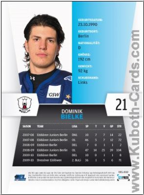 DEL 2010/11 CityPress - No 032 - Dominik Bielke