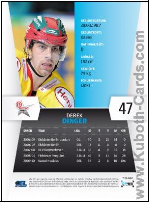 DEL 2010 / 11 CityPress - No 062 - Derek Dinger