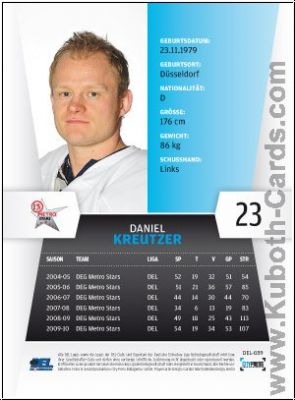 DEL 2010 / 11 CityPress - No 059 - Daniel Kreutzer