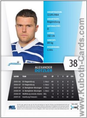 DEL 2010/11 CityPress - No 083 - Alexander Dotzler