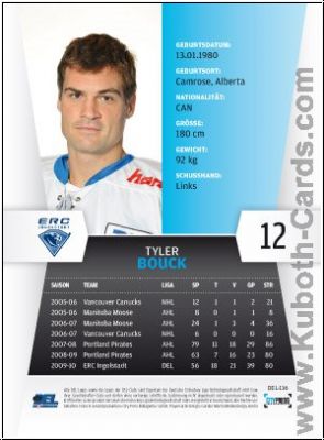 DEL 2010/11 CityPress - No 116 - Tyler Bouck