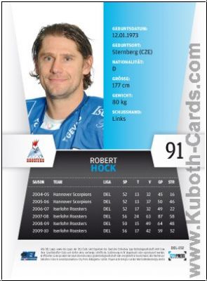 DEL 2010 / 11 CityPress - No 152 - Robert Hock