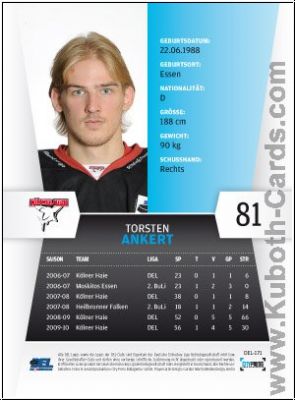 DEL 2010 / 11 CityPress - No 171 - Torsten Ankert