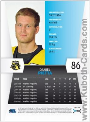 DEL 2010 / 11 CityPress - No 194 - Daniel Pietta