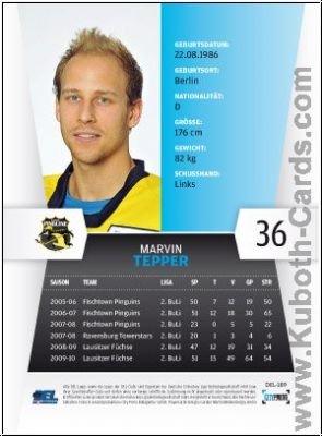 DEL 2010/11 CityPress - No 189 - Marvin Tepper