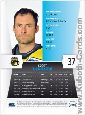 DEL 2010 / 11 CityPress - No 174 - Scott Langkow