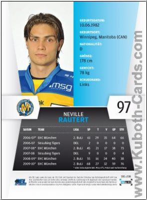 DEL 2010/11 CityPress - No 238 - Neville Rautert