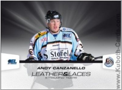 DEL 2010-11 CityPress Leather &amp; Laces - No LL20 - Andy Canzanello