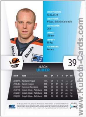 DEL 2010/11 CityPress - No 299 - Jason Ulmer