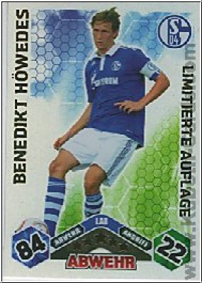 Soccer 2010/11 Topps Match Attax - No LA8 - Benedikt Höwedes