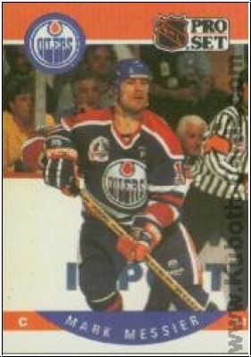 NHL 1990-91 Pro Set - No. 91 - Mark Messier