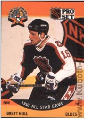 NHL 1990-91 Pro Set - No. 342 - Brett Hull