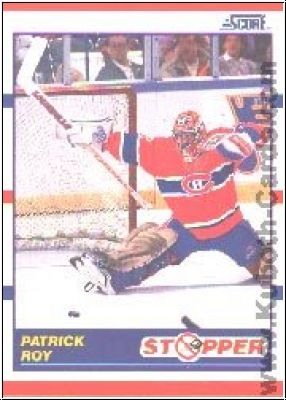 NHL 1990-91 Score - No. 344 - Patrick Roy