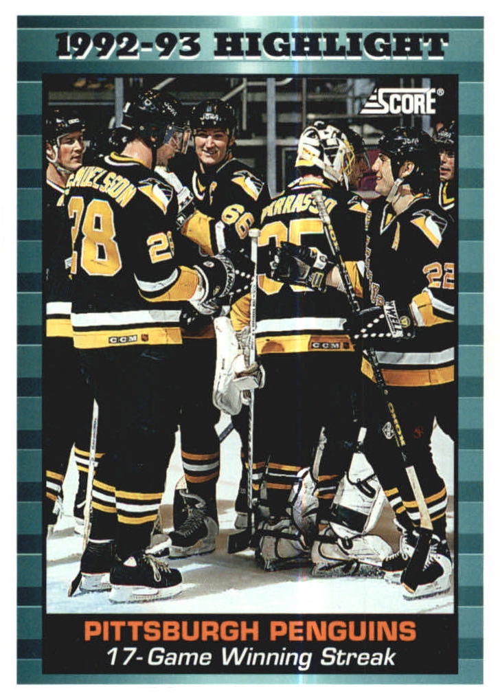 NHL 1993 / 94 Score - No 452 - Pittsburgh Penguins HL/17-Game Winning Streak