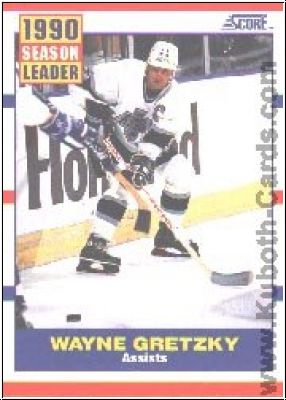 NHL 1990-91 Score - No. 352 - Wayne Gretzky