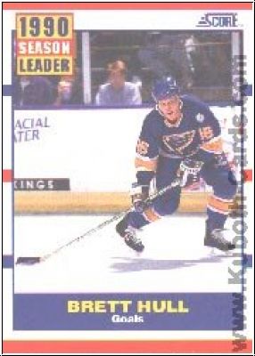 NHL 1990-91 Score - No 351 - Brett Hull