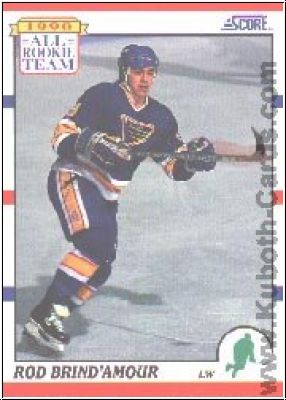 NHL 1990-91 Score - No 328 - Rod Brind'Amour