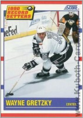 NHL 1990-91 Score - No 347 - Wayne Gretzky