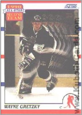 NHL 1990-91 Score - No 321 - Wayne Gretzky