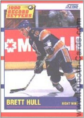 NHL 1990-91 Score - No. 346 - Brett Hull