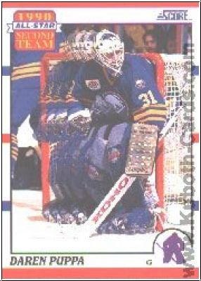 NHL 1990-91 Score - No 318 - Daren Puppa