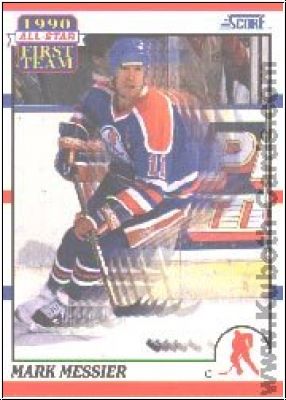 NHL 1990-91 Score - No. 315 - Mark Messier