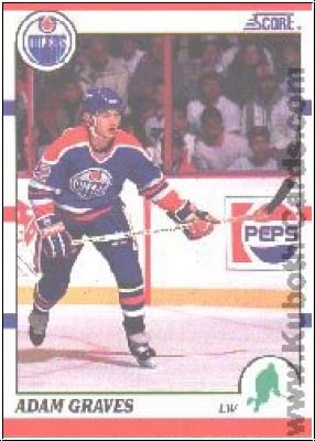 NHL 1990-91 Score - No 163 - Adam Graves