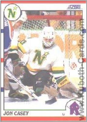NHL 1990-91 Score - No 182 - Jon Casey