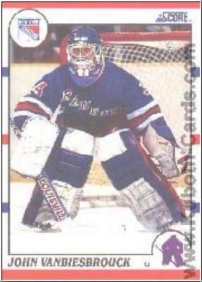 NHL 1990-91 Score - No 175 - John Vanbiesbrouck