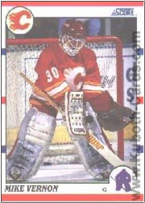 NHL 1990-91 Score - No 52 - Mike Vernon