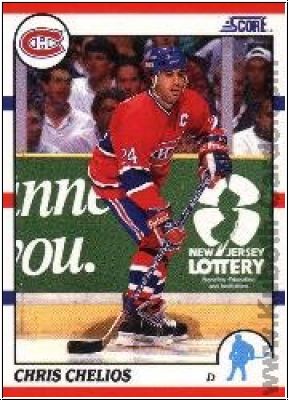 NHL 1990-91 Score - No 15 - Chris Chelios