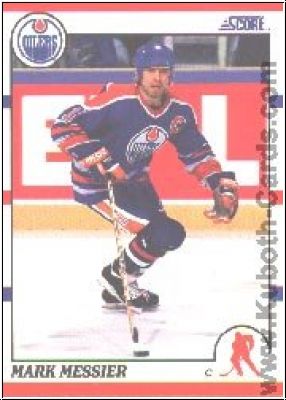 NHL 1990-91 Score - No 100 - Mark Messier