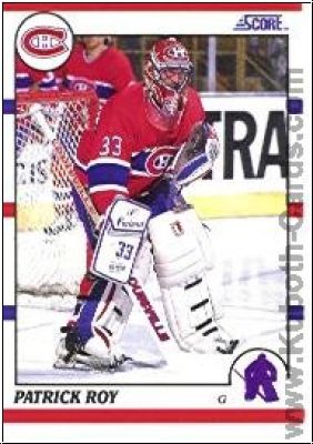 NHL 1990-91 Score - No 10 - Patrick Roy