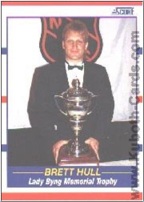 NHL 1990-91 Score Canadian - No 366 - Brett Hull