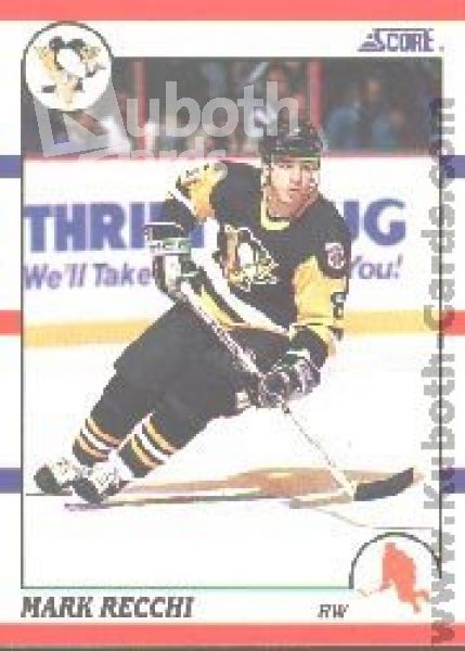 NHL 1990-91 Score - No 186 - Mark Recchi