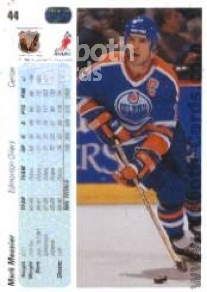 NHL 1990-91 Upper Deck - No. 44 - Mark Messier