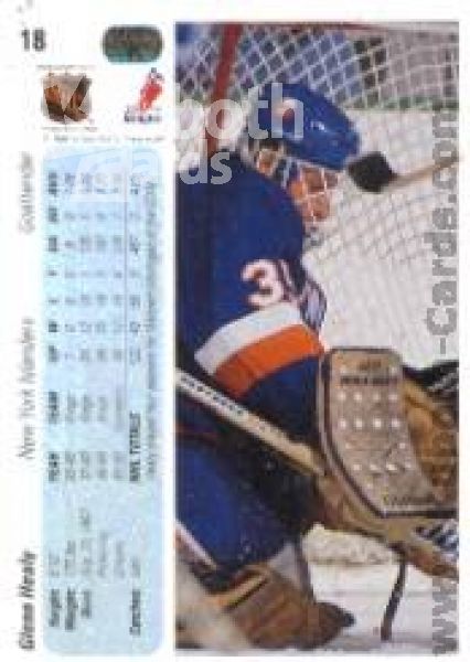 NHL 1990-91 Upper Deck - No 18 - Glenn Healy