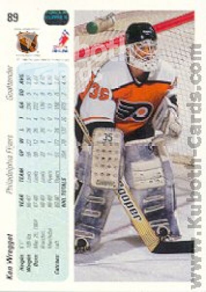 NHL 1990-91 Upper Deck - No 89 - Ken Wregget