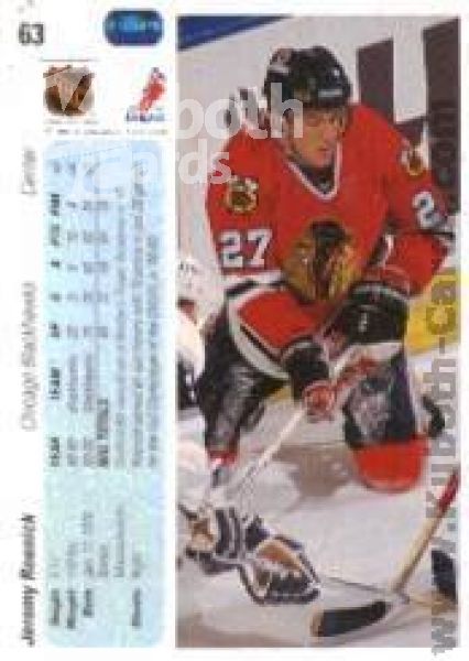 NHL 1990-91 Upper Deck - No 63 - Jeremy Roenick