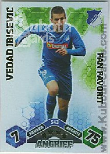 Soccer 2010/11 Topps Match Attax - No S43 - Vedad Ibisevic