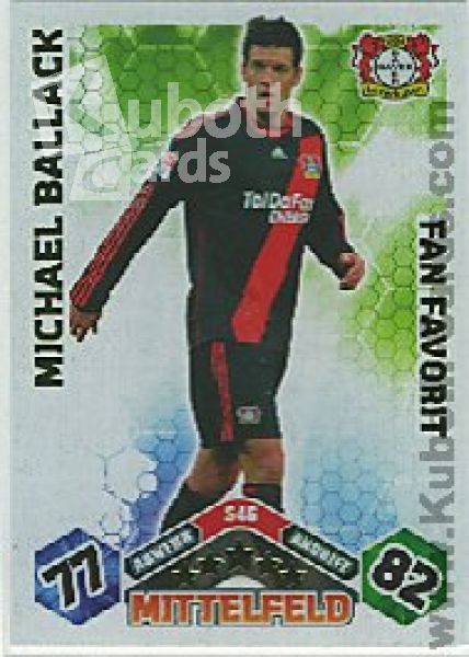 Soccer 2010/11 Topps Match Attax - No S46 - Michael Ballack