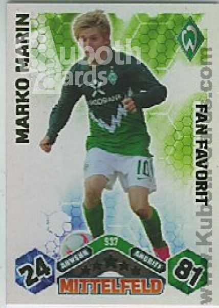 Fussball 2010 / 11 Topps Match Attax - No S37 - Marko Marin