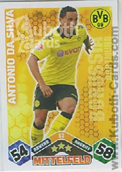 Fussball 2010 / 11 Topps Match Attax - No S3 - Antonio da Silva