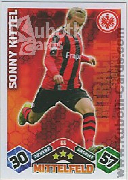 Soccer 2010/11 Topps Match Attax - No S6 - Sonny Kittel