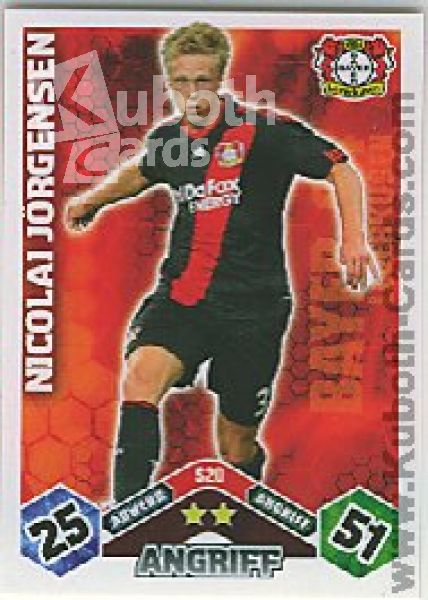 Fussball 2010 / 11 Topps Match Attax - No S20 - N. Jörgensen