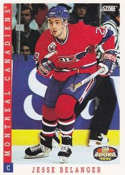 NHL 1993 / 94 Score Canadian - No 454 - Jesse Belanger