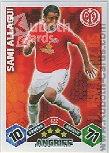 Soccer 2010/11 Topps Match Attax - No S22 - Sami Allagui