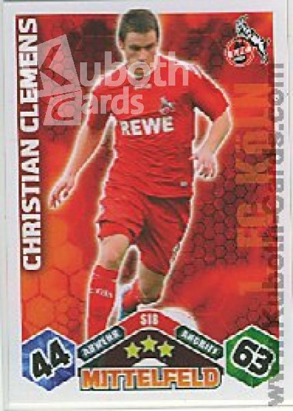 Soccer 2010/11 Topps Match Attax - No S18 - C. Clemens