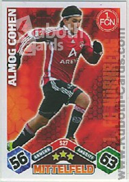 Soccer 2010/11 Topps Match Attax - No S27 - Almog Cohen